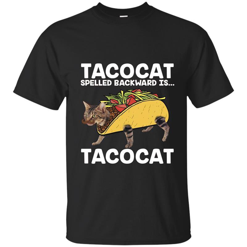 Taco cat t-shirt tacocat spelled backward is tacocat