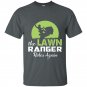 The lawn ranger rides again funny mowing t-shirt