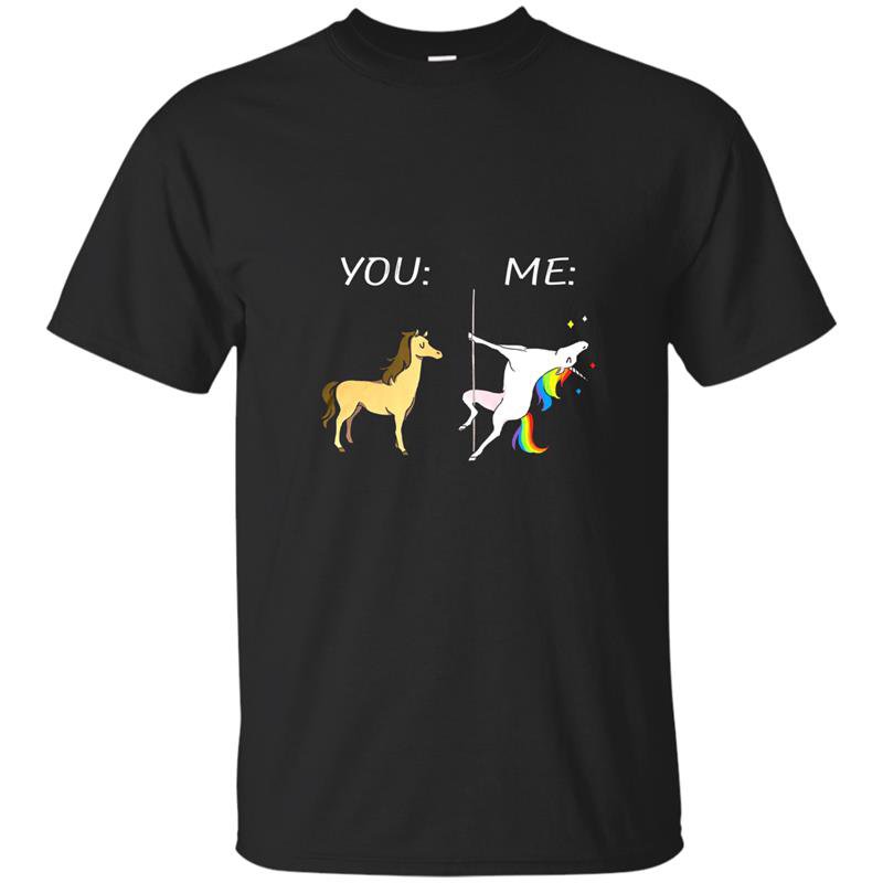 Unicorn pole dancer t-shirt