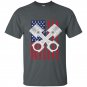 Usa distressed look drag racing t-shirt