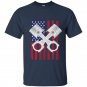 Usa distressed look drag racing t-shirt