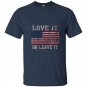 Usa love it or leave it patriotic t-shirt