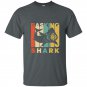 Vintage style basking shark silhouette t-shirt