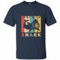 Vintage style basking shark silhouette t-shirt