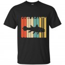 Vintage style coelacanth silhouette t-shirt