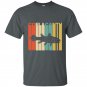 Vintage style coelacanth silhouette t-shirt