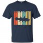 Vintage style coelacanth silhouette t-shirt