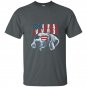 Weimaraner original pawtriot funny july 4th t-shirt