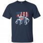 Weimaraner original pawtriot funny july 4th t-shirt