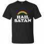 Womens satan ironic rainbow t-shirt