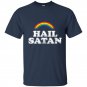 Womens satan ironic rainbow t-shirt