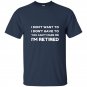 You cant make me im retired t-shirt funny retirement gift