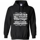 11th wedding anniversary gift ideas for her him i survived Hoodie