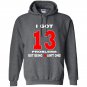 13th birthday boy funny cool gift Hoodie