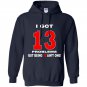 13th birthday boy funny cool gift Hoodie