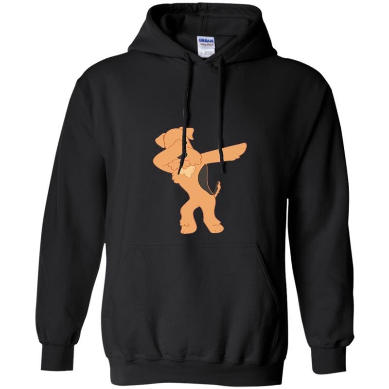 Airedale terrier dabbing funny dab dog dance gift Hoodie
