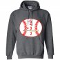 Baseball double play 6432 Hoodie