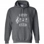 Best dad ever music cute funny fathers day gift Hoodie