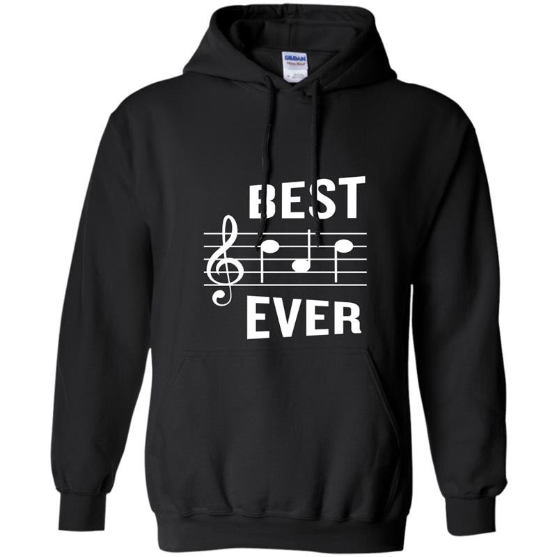 Best dad ever funny music note fathers gift Hoodie