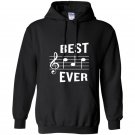 Best dad ever funny music note fathers gift Hoodie