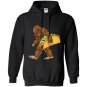 Bigfoot sasquatch carrying taco funny camping gifts Hoodie