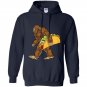Bigfoot sasquatch carrying taco funny camping gifts Hoodie