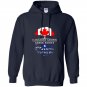 Canadian grown with greek roots greece Hoodie