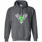 Cerebral palsy awareness green ribbon phoenix Hoodie