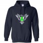 Cerebral palsy awareness green ribbon phoenix Hoodie