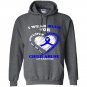 Child abuse i wear blue for child abuse awareness Hoodie