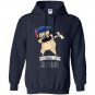 Cool class of 2018 dabbing pug graduate adults kids Hoodie