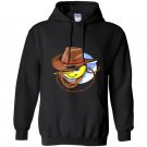 Cowboy rodeo yeehaw emoji cartoon funny Hoodie