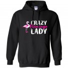 Crazy flamingo wading species Hoodie