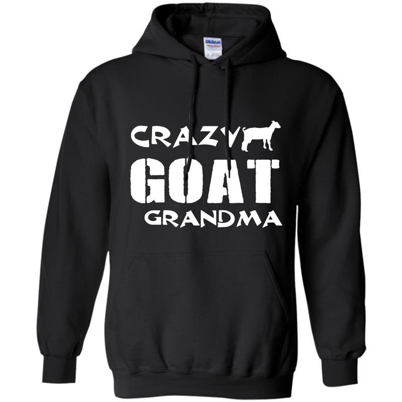 Crazy goat lady crazy goat grandma Hoodie