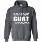 Crazy goat lady crazy goat grandma Hoodie