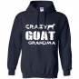 Crazy goat lady crazy goat grandma Hoodie