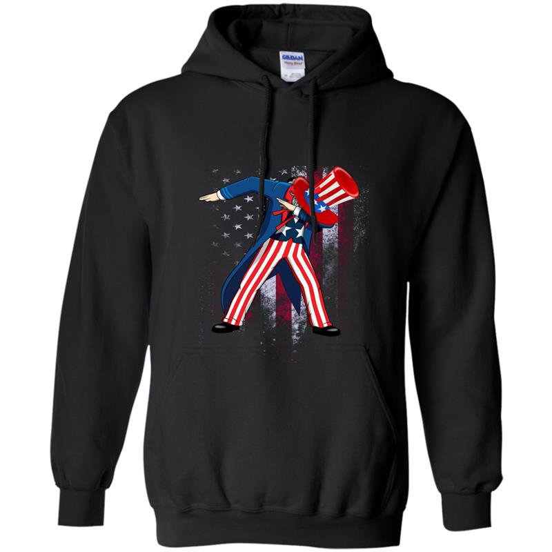 Dabbing uncle sam funny 4th of july Hoodie