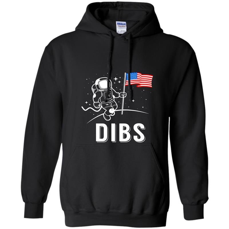 Dibs proud american usa moon Hoodie