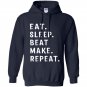 Eat sleep beat repeat make beat maker music producer Hoodie