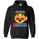 Emoji birthday girl omg proud mom heart sunglasses Hoodie