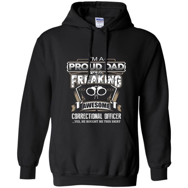 Father day gift proud dad of correctional officer Hoodie