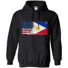 Filipino american half philippines half america flag Hoodie