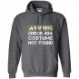 Funny programmer warning error 404 costume not found Hoodie