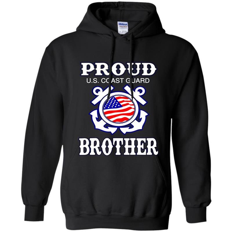 Funny proud us coast guard brother birthday gift Hoodie