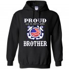Funny proud us coast guard brother birthday gift Hoodie