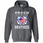 Funny proud us coast guard brother birthday gift Hoodie