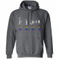 Funny rainbow flag lgbt liberty guns bacon trump Hoodie