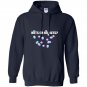 Gender reveal nuts or no nuts funny baby shower gift Hoodie