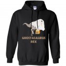 Ghostasaurus rex t-rex dinosaur ghost halloween Hoodie