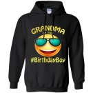 Grandma of the birthday boy emoji gift for party Hoodie